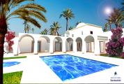 Vente djerba villa avec piscine, vue mer et proche plage