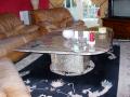 magnifique table salon marbre