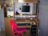 Bureau + chaise + lampe de bureau